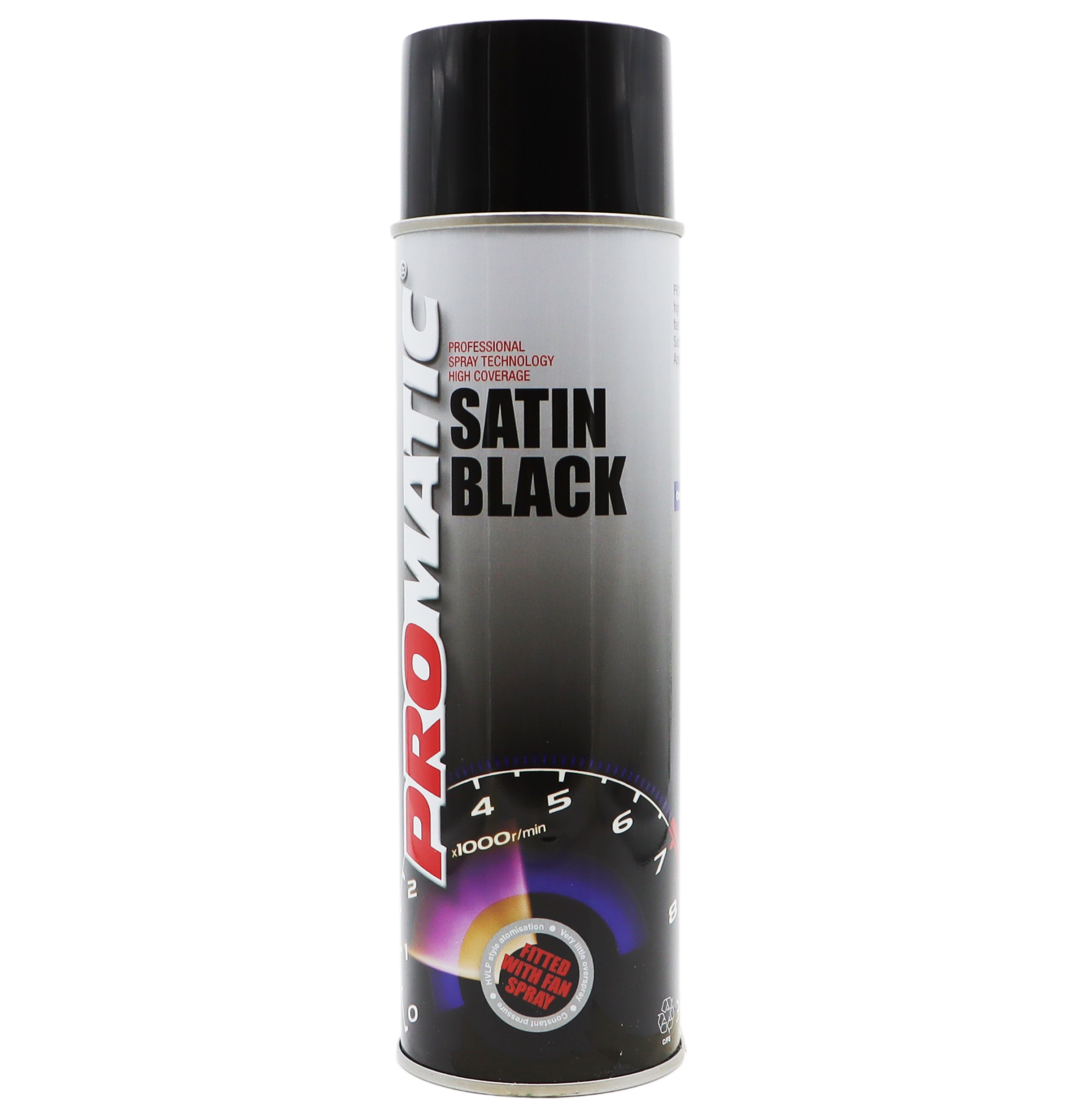 Satin Black Aerosol (500ml) Product Image
